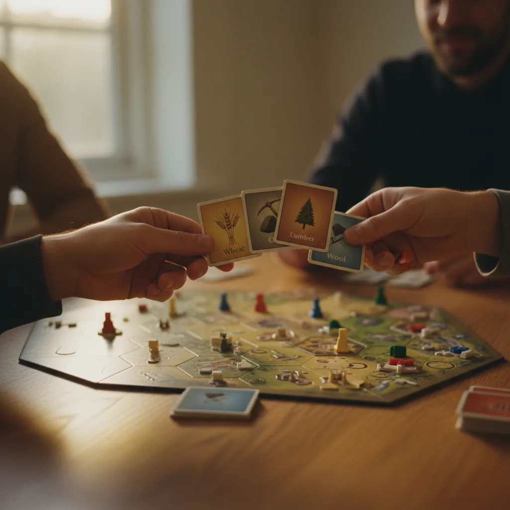 El comercio entre jugadores es la clave para dominar cada partida de Catan