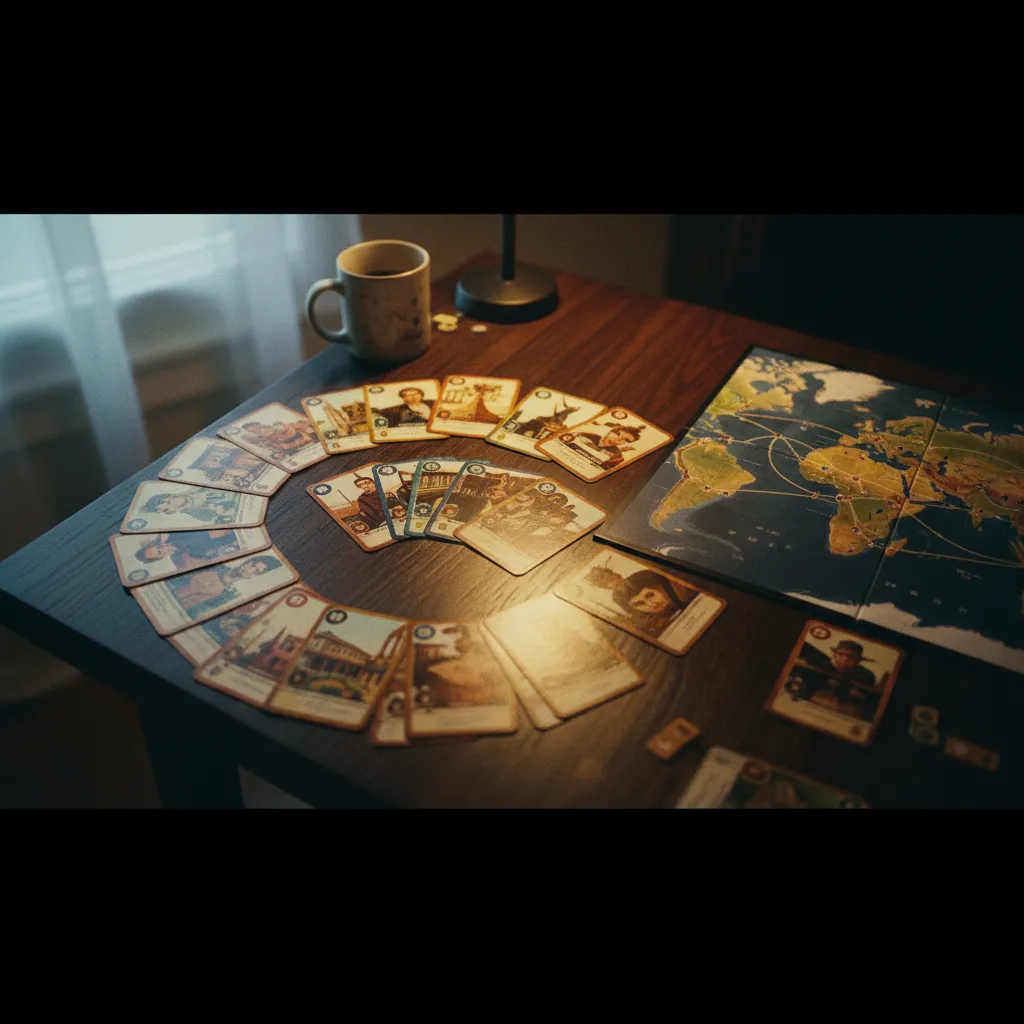 Las cartas de rol y de ciudad son el motor estratégico de cada partida de Pandemic