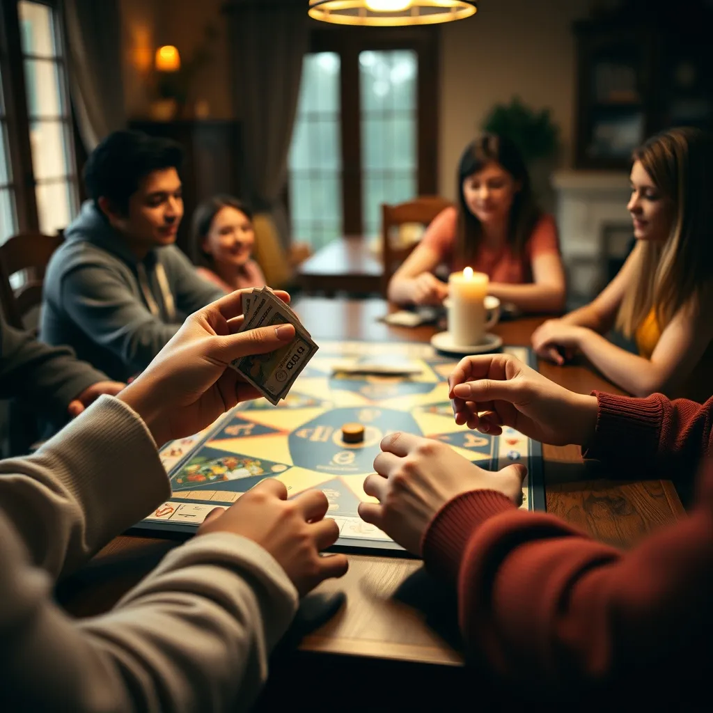 Partida de Deuda Eterna entre amigos con negociaciones y alianzas en la mesa