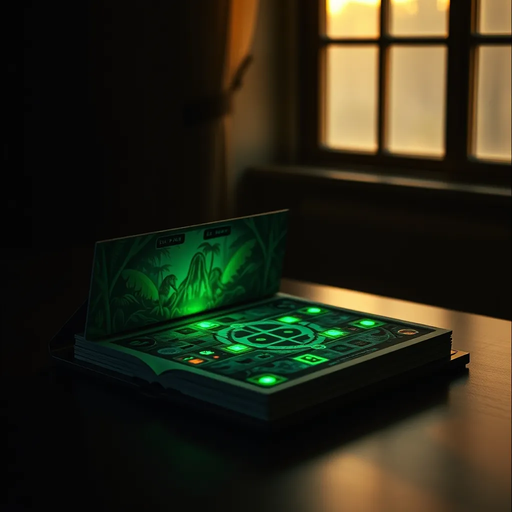 La edición Deluxe de Jumanji con su icónica caja en forma de libro y tablero electrónico