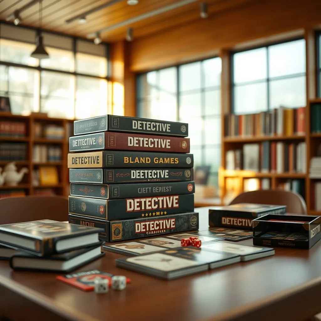 Selección de los mejores juegos de mesa de detectives y deducción del mercado