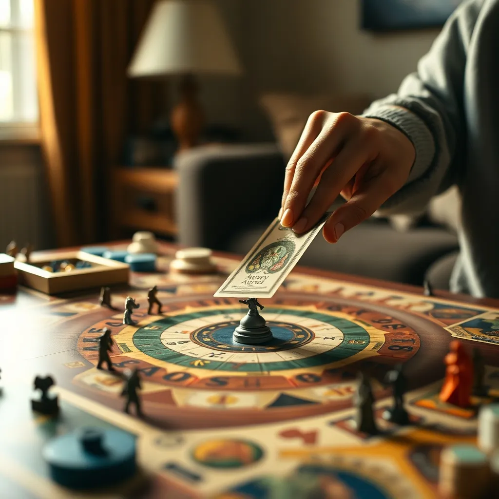 Detalle de una partida en solitario con cartas y componentes sobre la mesa