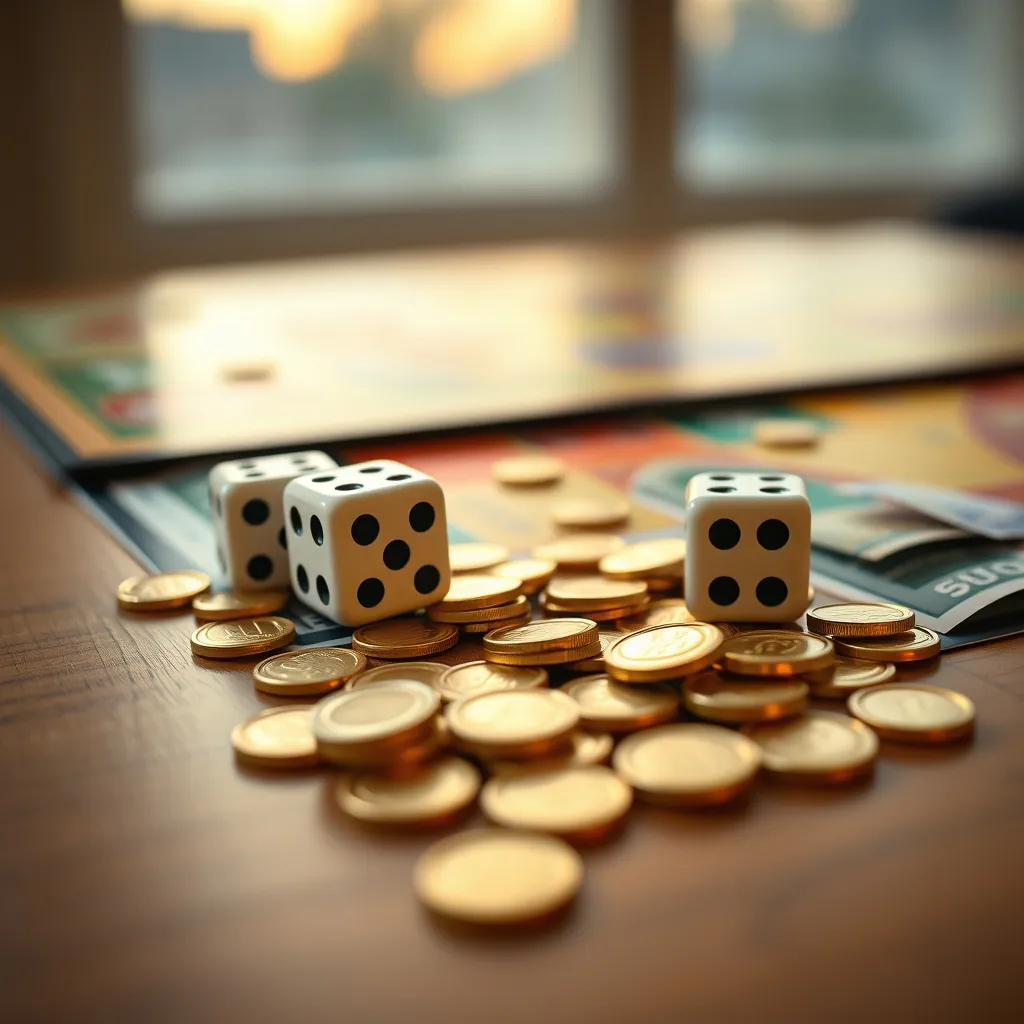 Monedas de oro y billetes del juego Tío Rico McPato edición premium