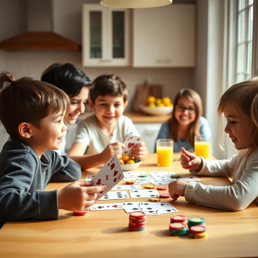 Los juegos con baraja de poker son perfectos para compartir en familia desde edades tempranas