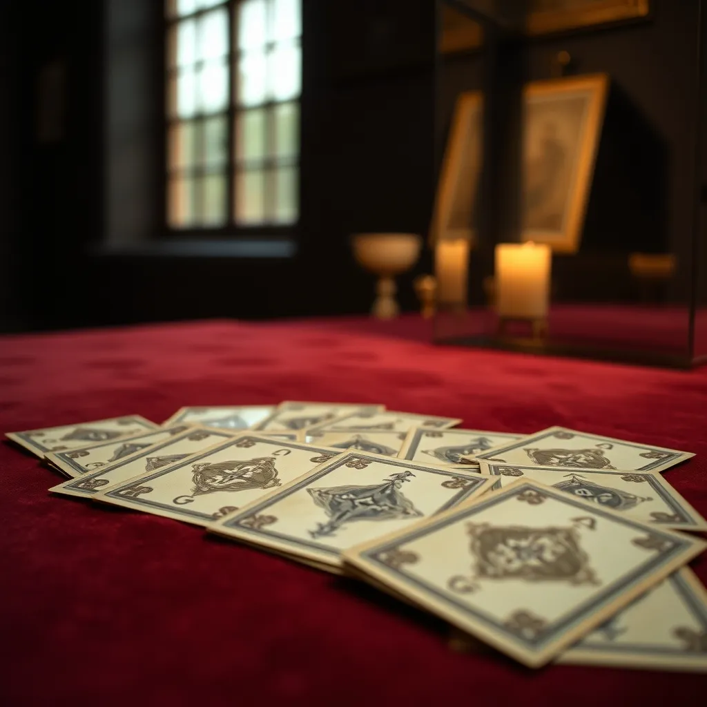 Cartas antiguas del siglo XVIII, época en la que los solitarios se popularizaron en Europa