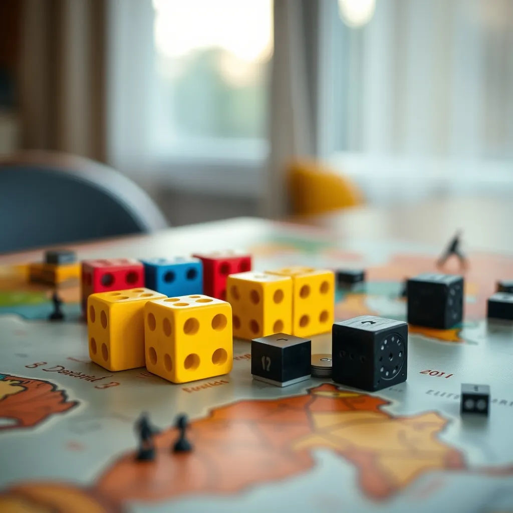 Detalle de los cubos de enfermedad y centros de investigación del juego Pandemia