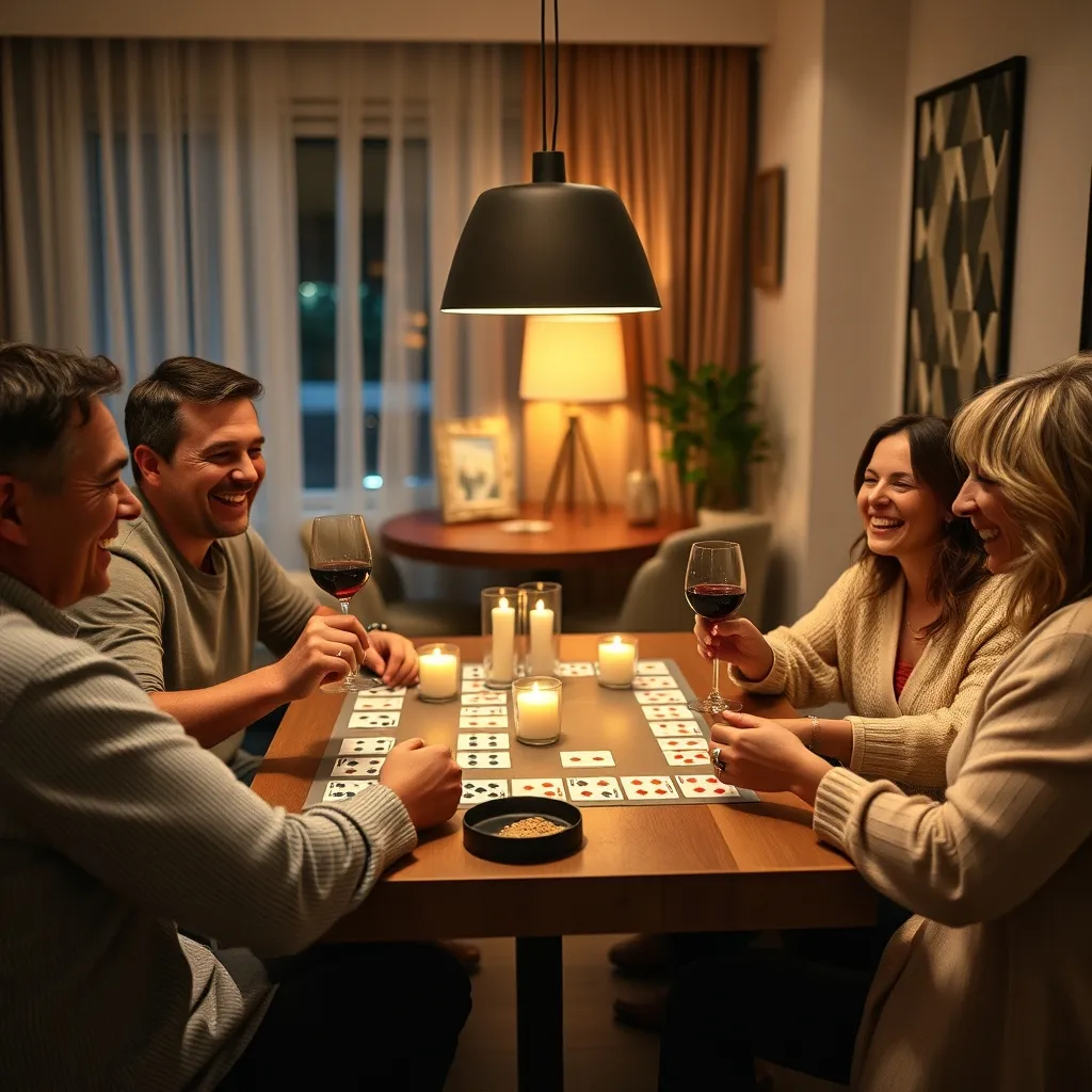 Una partida de cartas entre amigos: estrategia y diversión aseguradas
