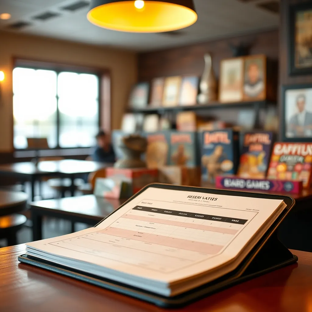 La réservation dans un bar jeux de société garantit une table adaptée à votre groupe