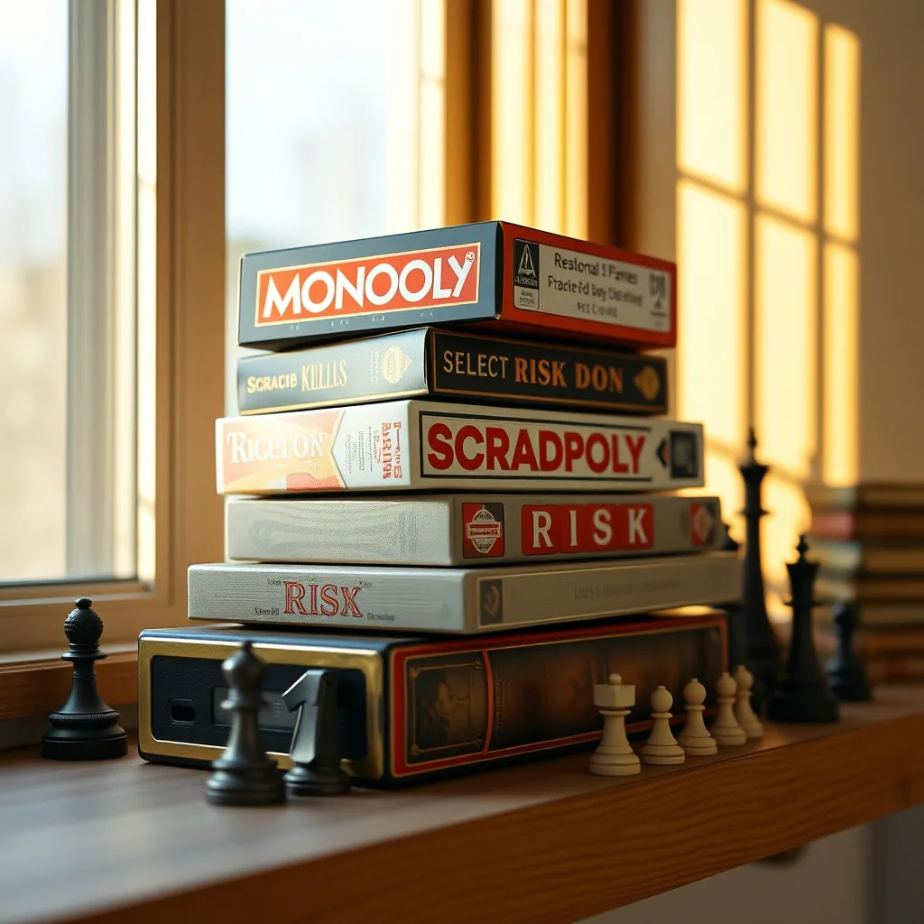 Los clásicos inmortales: Monopoly, Scrabble, Risk y ajedrez siguen siendo iconos del género