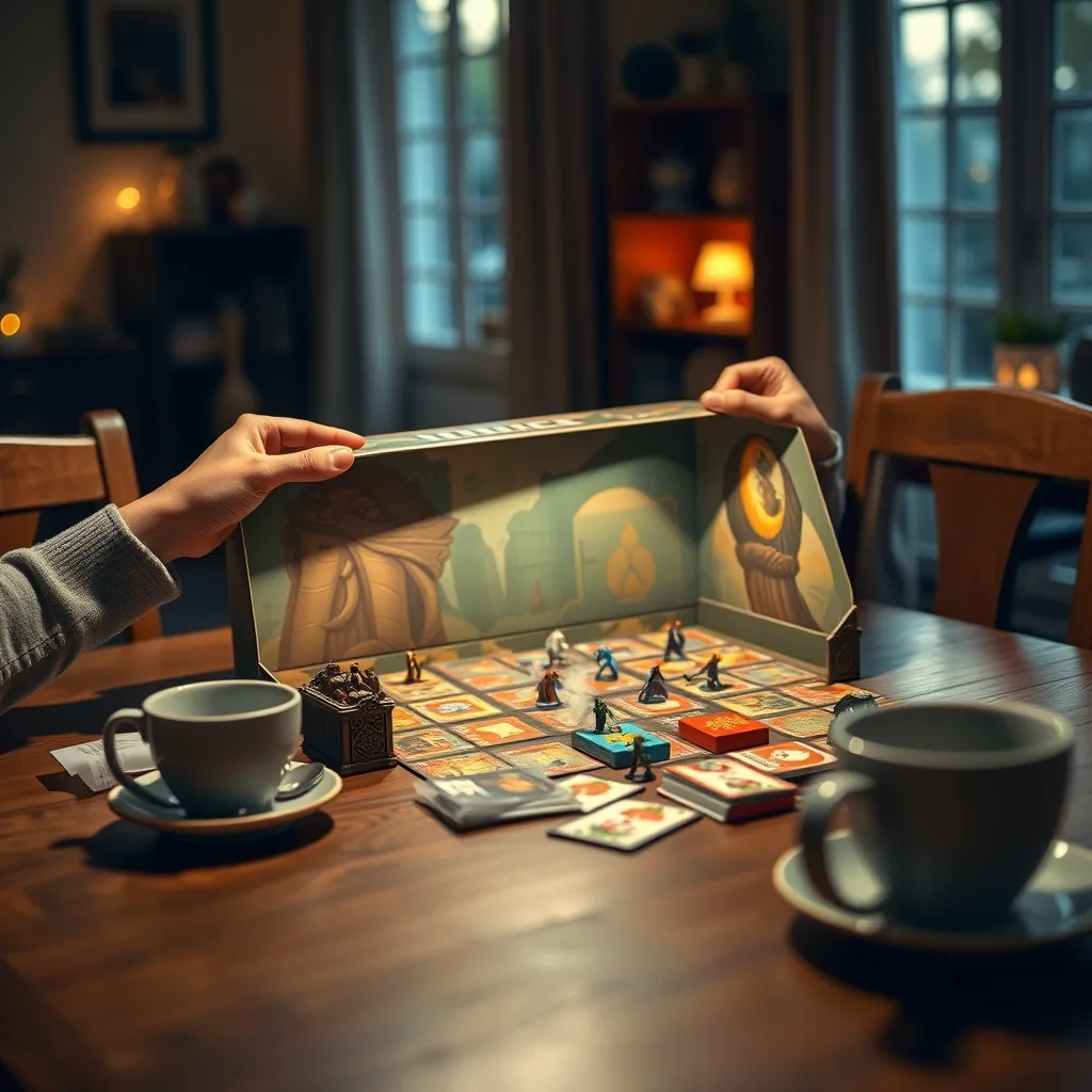 Momento de abrir un juego de mesa recién comprado y descubrir sus componentes