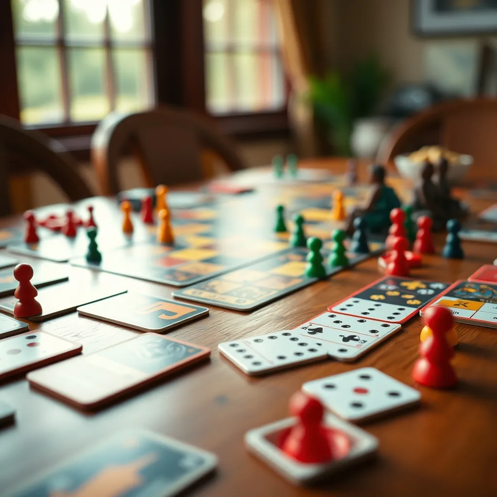 Distintas mecánicas de juego: losetas, cartas de draft y fichas de construcción