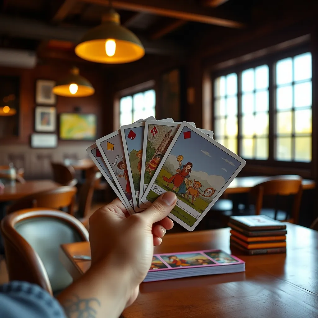 Mano de cinco cartas robadas del mazo personal en un turno típico de deckbuilding
