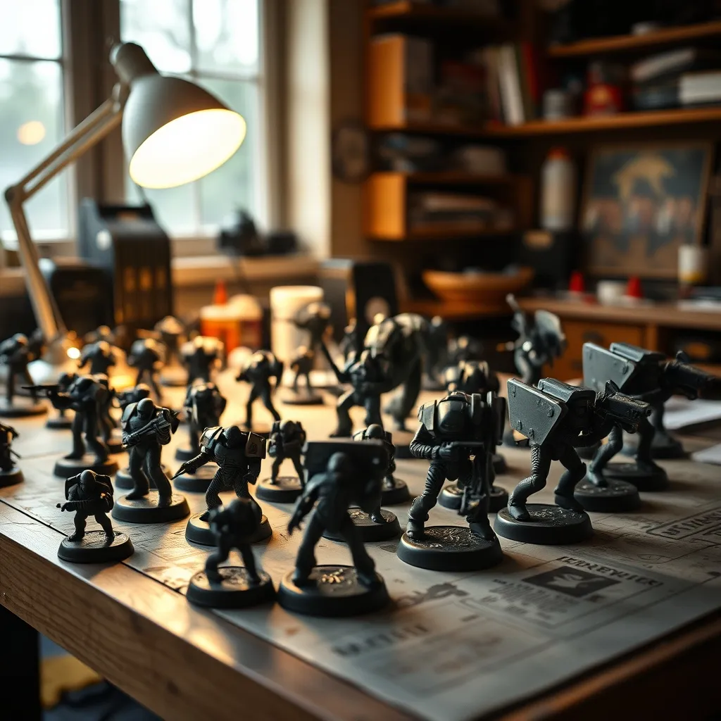 Miniaturas de Warhammer 40K que inspiran los personajes de Tacticus